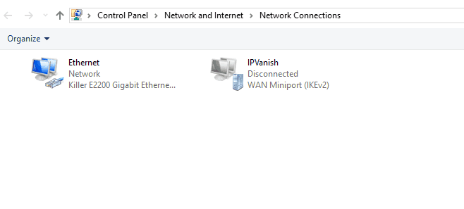 VPN connection.